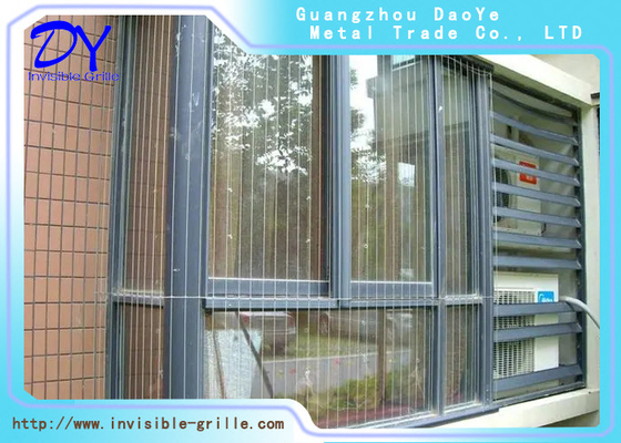 Non arrugginire griglia di sicurezza invisibile per balcone finestre 2,0mm 316 cavo in acciaio inossidabile