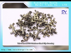 Invisibile di acciaio inossidabile delle griglie collarino per cavi 2.5mm con forza superiore