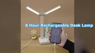 Lampada da scrivania a LED ricaricabile Touch Control Batteria da 8 ore