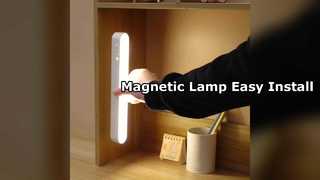 Lampada LED magnetica, telecomando facile da installare
