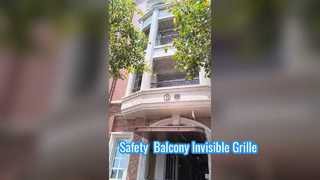 Sicurezza decorativa Balcone robusto Griglia invisibile con vista sbloccata