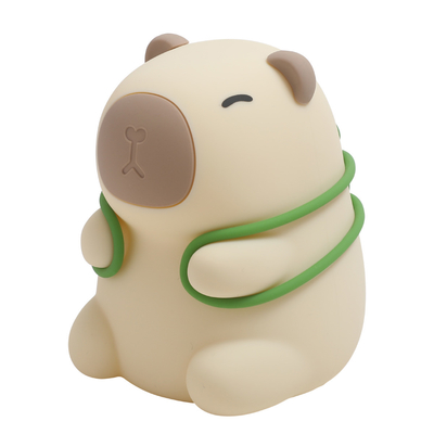 Logo personalizzato Capybara Bambini Regalo Camera da letto Dormire Carino Morbido Lampada Colore Gradiente Cane Silicone Luce Notturna