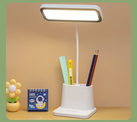 Portapenne a tubo Lampada da scrivania Regalo speciale per la casa Lampada da tavolo a LED nordica Lampada da tavolo USB a batteria per dormitorio
