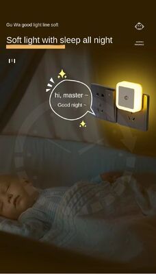 Luce Notturna a LED Plug-in con Sensore Intelligente Crepuscolo-Alba