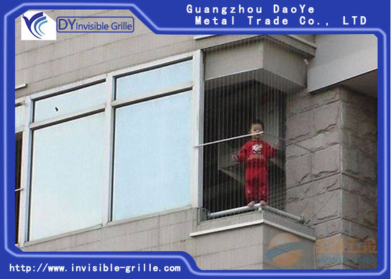 Protezione invisibile di sicurezza della griglia del balcone stimato del fuoco per i bambini