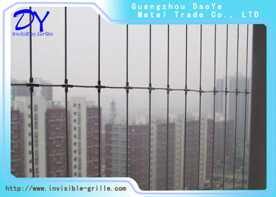 Cavo invisibile lucidato di resistenza alla trazione del balcone della griglia 2.0mm di sicurezza del bambino