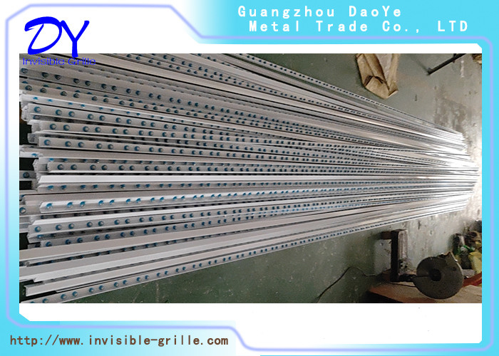 binario di alluminio AG3 di 2.0mm per la griglia invisibile di costruzione di sicurezza del balcone