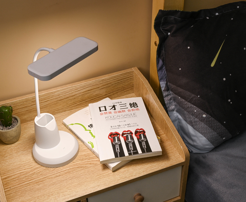 Lampada da tavolo a LED a controllo tattile con temperatura del colore 6500-8000K 5W Potenza 10 lampadine Piccole lampade da tavolo