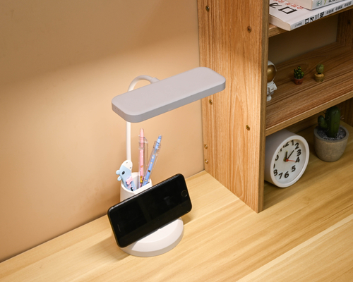 Lampada da tavolo a LED a controllo tattile con temperatura del colore 6500-8000K 5W Potenza 10 lampadine Piccole lampade da tavolo
