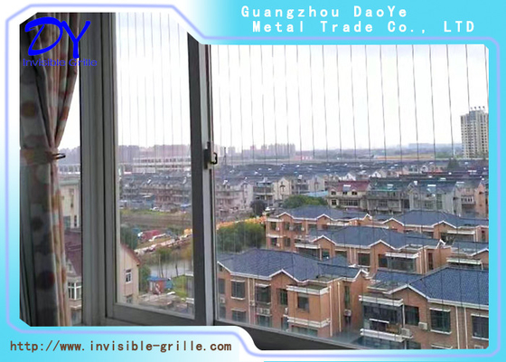 Innovativa sicurezza del balcone 316 Griglie invisibili a filo 100 kg capacità di carico