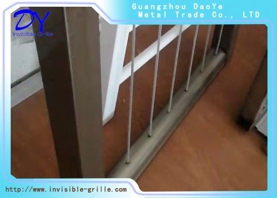Invisibile 316 fili balcone griglia clip croce società moderna design