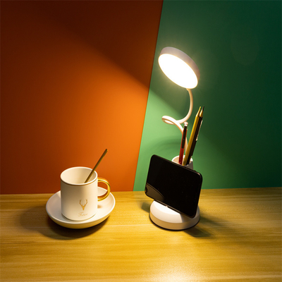 Lampada da tavolo da letto a LED dimmabile 3500-6500K Temperatura del colore 5W Luce di potenza