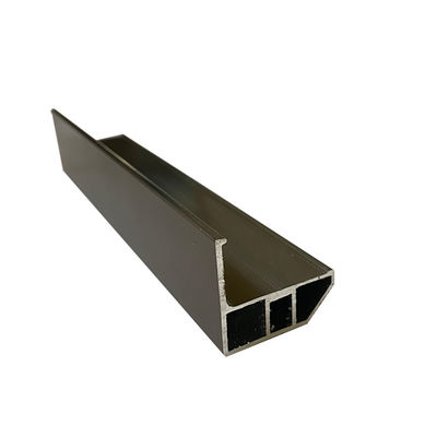 Telai in alluminio Binario in alluminio Tappo terminale in plastica Balcone Adatto Durevole Leggero Sistema di guide resistente alla corrosione