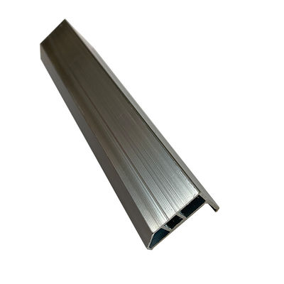 Telai in alluminio Binario in alluminio Tappo terminale in plastica Balcone Adatto Durevole Leggero Sistema di guide resistente alla corrosione