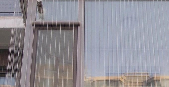 Facile da pulire e trasparente finestre griglia invisibile per un'alta visibilità