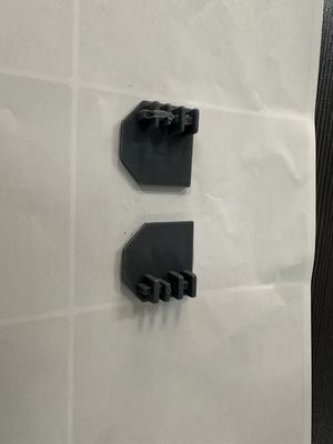 Adatto per grigliate interne ed esterne Accessori per griglia invisibili Tappo terminale per binario in alluminio Tipo di modello Componenti durevoli da 20 mm