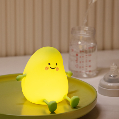 Cute Design Cute Night Light Lamp Con Piccolo Mango Design E 18650 Batteria al litio 5h-40h Tempo di utilizzo