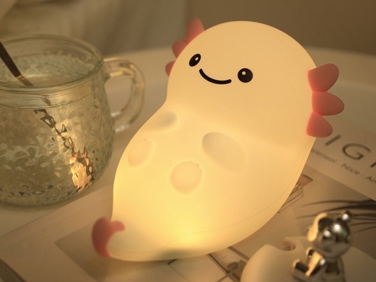 Fonte di luce LED Lampada da notte carina con tempo di utilizzo da 5h-40h e materiale di silicone fatto di silicone