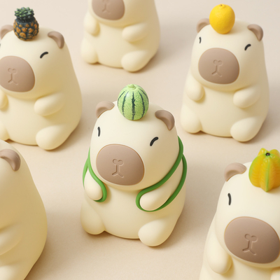 Ricaricabile design bello Soft Silicone Capybara luce notturna per la camera da letto dei bambini