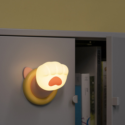 Controllo di sonno da fabbrica CAT PAW USB Lampade da camera da letto Lampada di silicone Ricaricabile