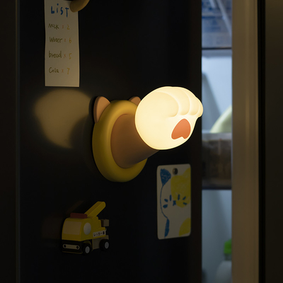 Controllo di sonno da fabbrica CAT PAW USB Lampade da camera da letto Lampada di silicone Ricaricabile