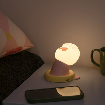 Cat Paw Night Light con fonte di alimentazione a batteria e design multifunzionale