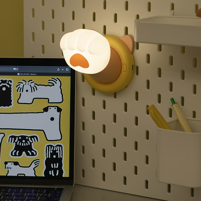 Cat Paw Night Light con fonte di alimentazione a batteria e design multifunzionale