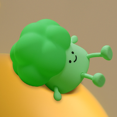 Carino cartone animato Broccoli per accompagnare i bambini a dormire Silicone luce notturna ricaricabile lampada da letto vegetale