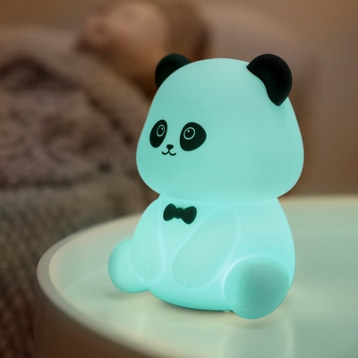 Signori Panda Luce notturna Treciatura e alleviamento dello stress Ornamento ufficio Capo letto Companion Sleep Lampada da scrivania LED
