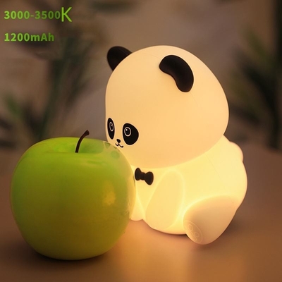 Signori Panda Luce notturna Treciatura e alleviamento dello stress Ornamento ufficio Capo letto Companion Sleep Lampada da scrivania LED