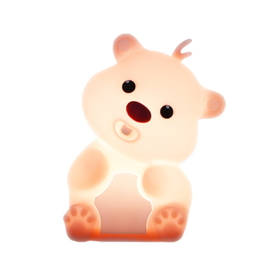 Luce da notte in silicone Pat con atmosfera di sonno Luce creativa giocattolo festivo Luce decorativa Giorno dei bambini Regalo di Natale