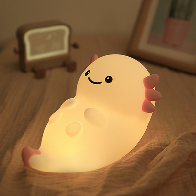 Design moderno Silicone Luce notturna LED carino Caldo Bianco Notte colorata per bambini Camera da letto Controllo tattile