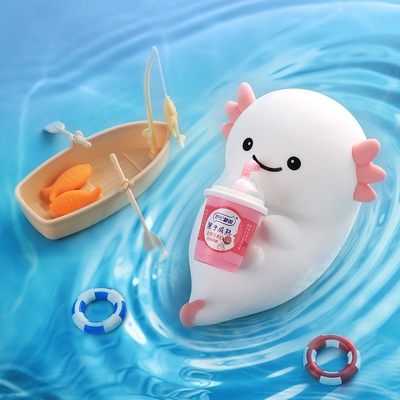 Design moderno Silicone Luce notturna LED carino Caldo Bianco Notte colorata per bambini Camera da letto Controllo tattile