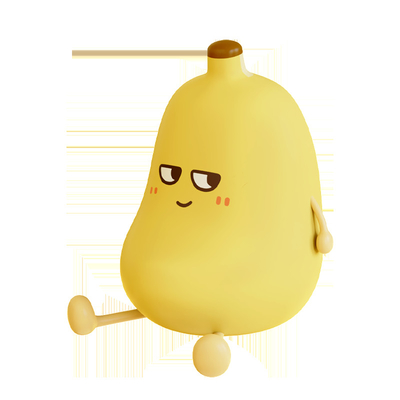 Carina Banana Cartoon Frutta LED Luce notturna Lampada siliconica Sensore tattile Timing USB ricaricabile Bambini camera da letto Regalo di compleanno