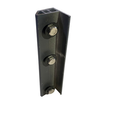 Grill di sicurezza per balcone da 6 m equipaggiato con telaio di pista in alluminio Metodo di installazione a bulloni Soluzione di sicurezza robusta e durevole