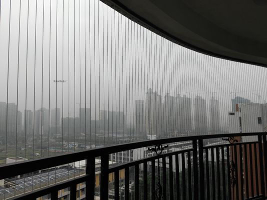 Capacità di carico di 100 kg Balcone Griglia invisibile con colore grigio