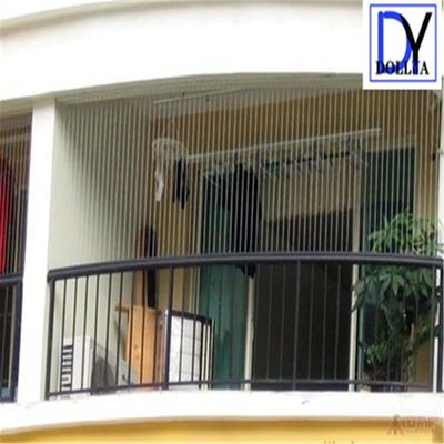 2.5mm Diameter 316 Stainless Steel Invisible Grille with 5cm Wire Distance Gap for Window Protection