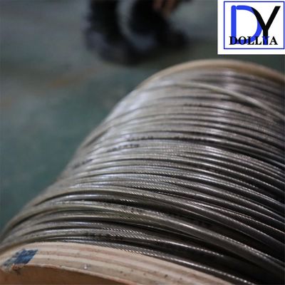 Balcone in acciaio inossidabile di grado 316 Griglia invisibile con lunghezza di 6 m e spazio di 5 cm per la sicurezza