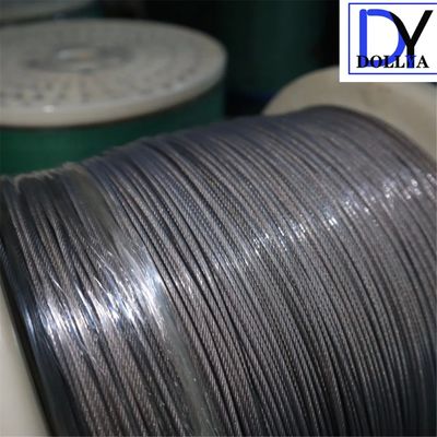 Griglia invisibile di vetro in acciaio inossidabile con 5 cm di distanza tra i fili spessore di 2,0 mm e 400 kg di resistenza alla trazione