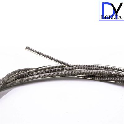 Griglia invisibile di vetro in acciaio inossidabile con 5 cm di distanza tra i fili spessore di 2,0 mm e 400 kg di resistenza alla trazione