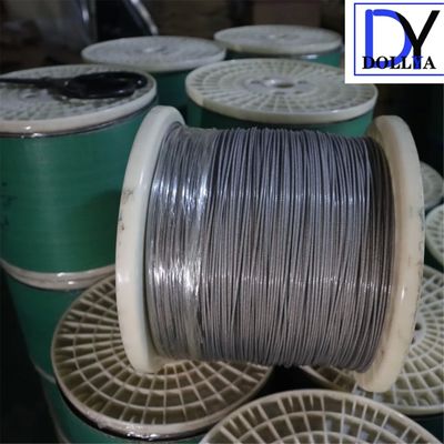 Griglia invisibile di vetro in acciaio inossidabile con 5 cm di distanza tra i fili spessore di 2,0 mm e 400 kg di resistenza alla trazione