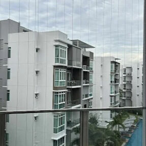 Grata Invisibile per Balcone Rete Trasparente Sicurezza Durabilità Edifici Moderni