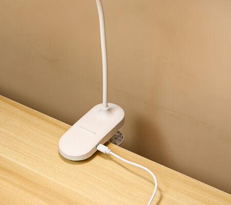 Wholesale Kids Modern Lampada da tavolo a LED Collo Clip-On Touch Control USB Ricaricabile Luce notturna bianca per lo studio degli studenti