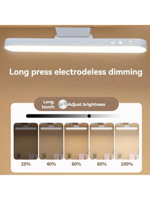 Lampada da scrivania moderna ricaricabile a LED Multifunzione Magnetico luce da lettura Touch & Remote Control Dimming Cabinet/Wardrobe Light