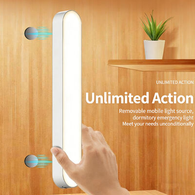 Lampada da tavolo a LED magnetica, antiriflesso, ricaricabile tramite USB, 3 temperature di colore, dimmerazione continua per la lettura