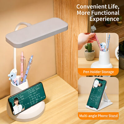 1 PC lampada da tavolo a LED come l'immagine regolabile luminosità e temperatura del colore ideale per il lavoro studio e relax