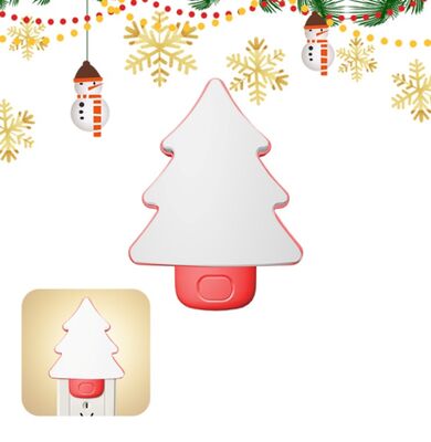 Controllo Interruttore Luce Regalo per Bambini Sicuro Lampada Notturna Personalizzata a Forma di Albero di Natale per Bambini Lampada per Dormire Bambini