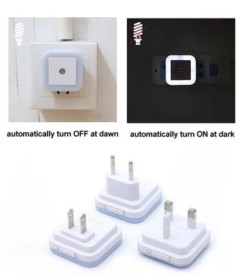 Sensore LED luci notturne a bordo letto Lampada di risparmio energetico Multicolore luce notturna per camera da letto