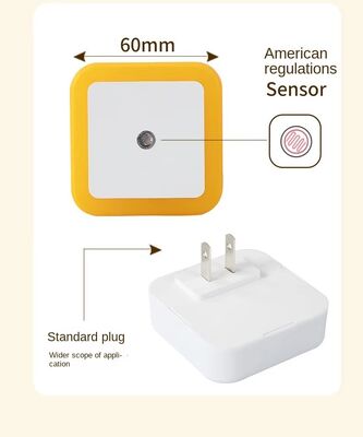 Cute Night Light Lamp Soft Light Motion Sensor Camere da letto Spazi interni