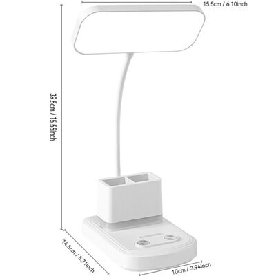 Study Room Chargeable Desk Lamp Designed with Energy Saving LED Lights